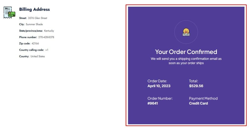 Order Overview – Docs